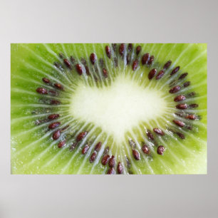 Kiwi Frucht Inside Poster