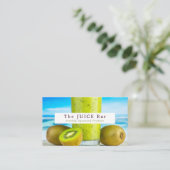 Kiwi Frucht, Juice Bar Visitenkarte (Stehend Vorderseite)
