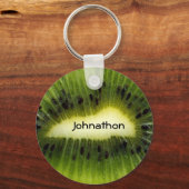 Kiwi Frucht mit Namen Schlüsselanhänger (Vorderseite)