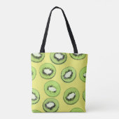 Kiwi-Frucht-nahtloses Muster, Hintergrund mit Kiwi Tasche (Rückseite)