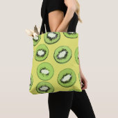 Kiwi-Frucht-nahtloses Muster, Hintergrund mit Kiwi Tasche (Von Nahem)