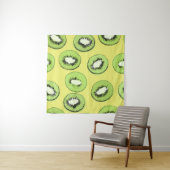 Kiwi-Frucht-nahtloses Muster, Hintergrund mit Kiwi Wandteppich (Beispiel)