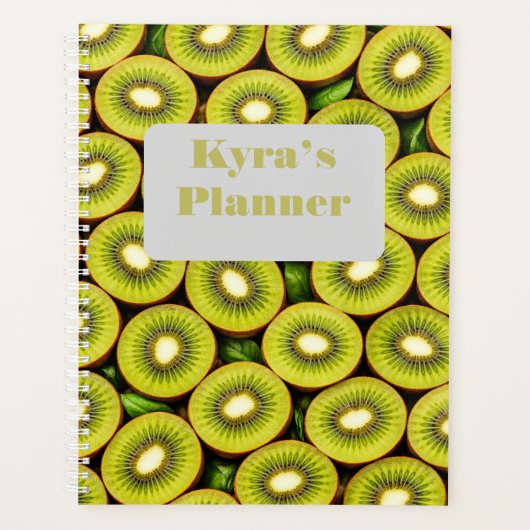Kiwi-Frucht Planer-Cover Planer (Vorderseite)