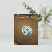 Kiwi-Frucht Postkarte (Stehend Vorderseite)