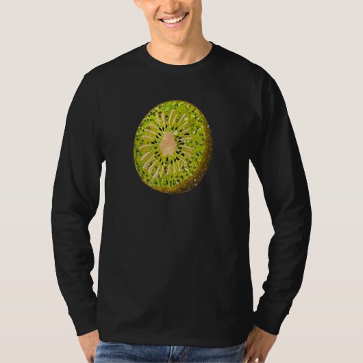 Kiwi-Frucht Urlaub Strand Poolparty T-Shirt (Vorderseite)