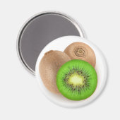 Kiwi-Früchte Magnet (Vorderseite/Rückseite)
