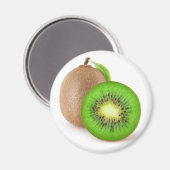 Kiwi-Früchte Magnet (Vorderseite/Rückseite)