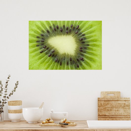 Kiwi-Früchte. Poster (Küche)