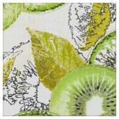Kiwi, fruchtig, grün und weiß, frisch, saftig, wei stoff (Nahaufnahme)