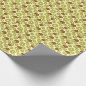 Kiwi-Fruchtmuster Geschenkpapier (Ecke)