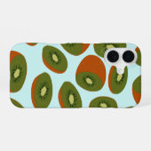 Kiwi Fruchtmuster iPhone 16 Hülle (Rückseite (Horizontal))