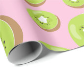 Kiwi Fruchtmuster-Papier Geschenkpapier (Rolleneckpunkt)