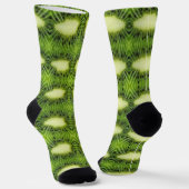 Kiwi-Fruchtmuster Socken (Gewinkelt)