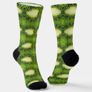 Kiwi-Fruchtmuster Socken