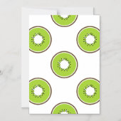 Kiwi-Fruchtquerschnitt Magneteinladung (Vorderseite)