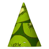 Kiwi Fruchtscheiben: dunkelgrün. Partyhütchen (Rechts)