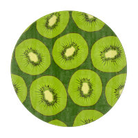 Kiwi Fruchtscheiben: dunkelgrün.