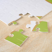 Kiwi Fruchtscheiben, nahtlose Abbildung. Puzzle (Seite)