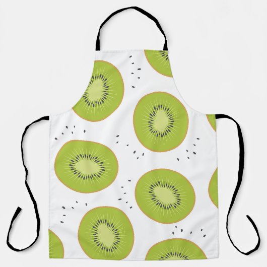 Kiwi Fruchtscheiben, nahtlose Abbildung. Schürze (Vorderseite)