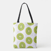 Kiwi Fruchtscheiben, nahtlose Abbildung. Tasche (Rückseite)
