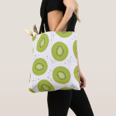 Kiwi Fruchtscheiben, nahtlose Abbildung. Tasche (Von Nahem)
