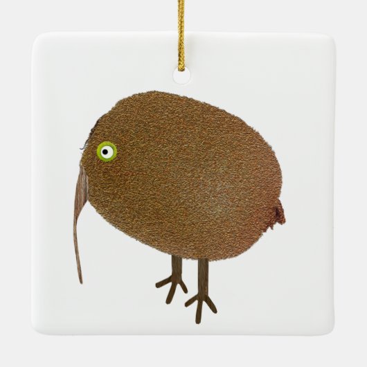 Kiwi Fruit Bird Ornament (Rückseite)