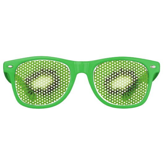 Kiwi Fruit Fresh Slice Partybrille (Vorderseite)