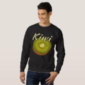 KIWI Fruit Fruit Vitamins Vegan Kiwi Sweatshirt (Vorne ganz)