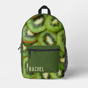 Kiwi Fruit Green Individuelle Name Bedruckter Rucksack