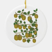 Kiwi Fruit Keramik Ornament (Hinten)