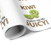 Kiwi Fruit Lover Geschenkpapier (Rolleneckpunkt)