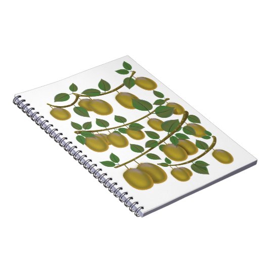 Kiwi Fruit Notizblock (Rechte Seite)