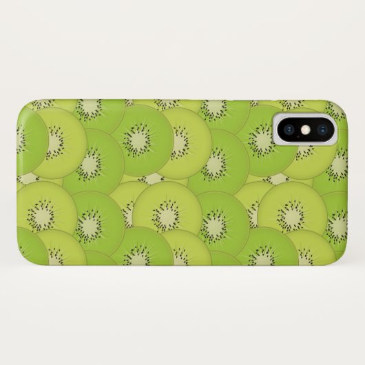 Kiwi Fruit Pattern Case-Mate iPhone Hülle (Rückseite (Horizontal))