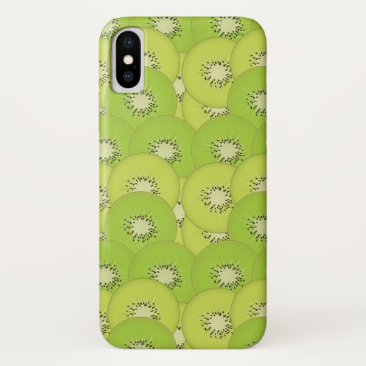 Kiwi Fruit Pattern Case-Mate iPhone Hülle (Rückseite)