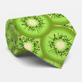 Kiwi Fruit Pattern Necktie Krawatte (Gerollt)