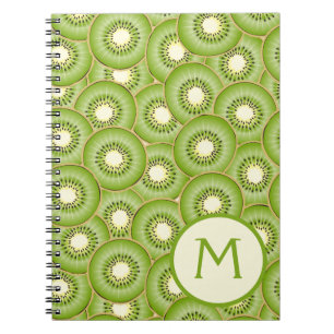 Kiwi Fruit Pattern Notizblock