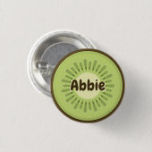 Kiwi Fruit Slice Button (Vorne & Hinten)