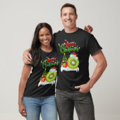Kiwi Fruit Xmas Decorations Santa Kiwi Fruit Chr T-Shirt (Unisex)