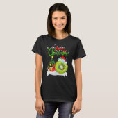 Kiwi Fruit Xmas Decorations Santa Kiwi Fruit Chr T-Shirt (Vorne ganz)