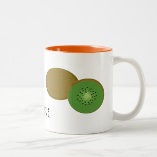 Kiwi Fruit Zweifarbige Tasse