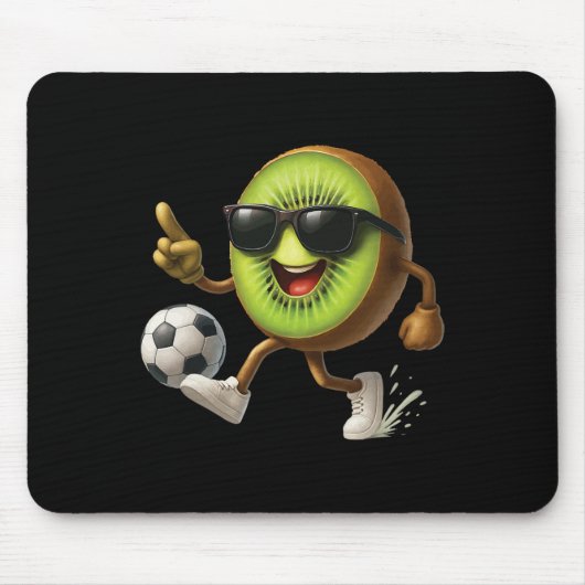 Kiwi Fußball Mousepad (Vorne)