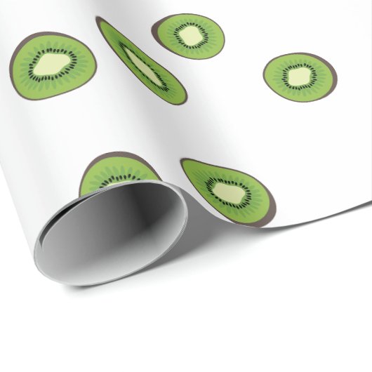 Kiwi Geschenkpapier (Rolleneckpunkt)