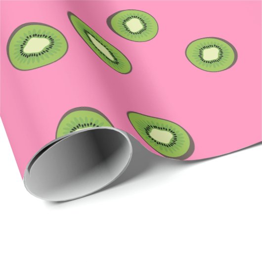 Kiwi Geschenkpapier (Rolleneckpunkt)
