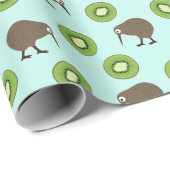 Kiwi Geschenkpapier (Rolleneckpunkt)