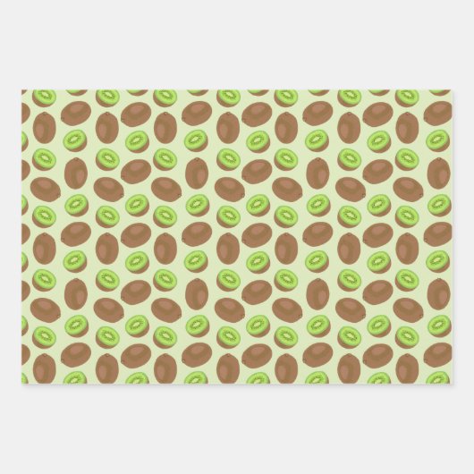 Kiwi Geschenkpapier Set (Vorderseite 3)