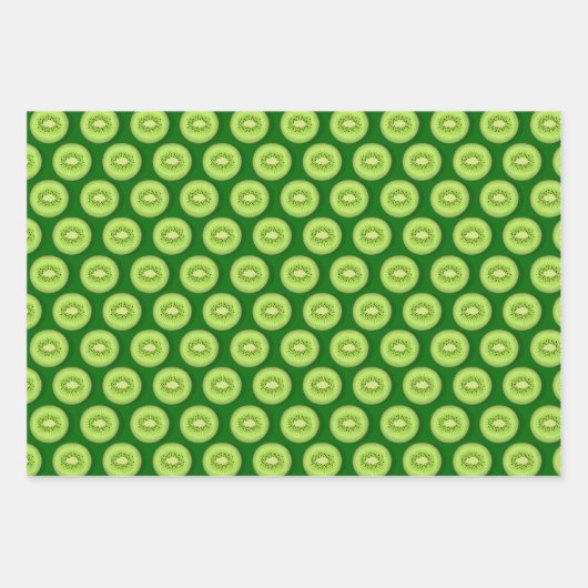 Kiwi Geschenkpapier Set (Vorderseite 2)