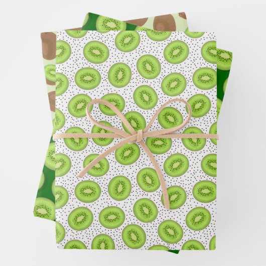 Kiwi Geschenkpapier Set (Beispiel)