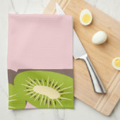 Kiwi Geschirrtuch (Viertel Falte)