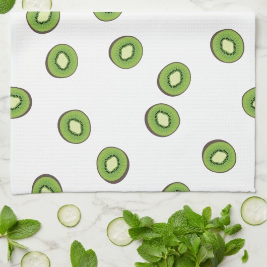 Kiwi Geschirrtuch (Gefaltet)