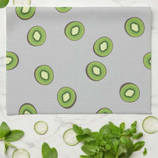 Kiwi Geschirrtuch (Gefaltet)